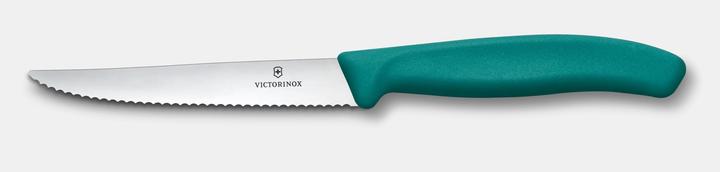 Produktbild Victorinox Swiss Classic, Steak- & Pizzamesser, 11cm, wellen, grün (1 Stück, Messer)