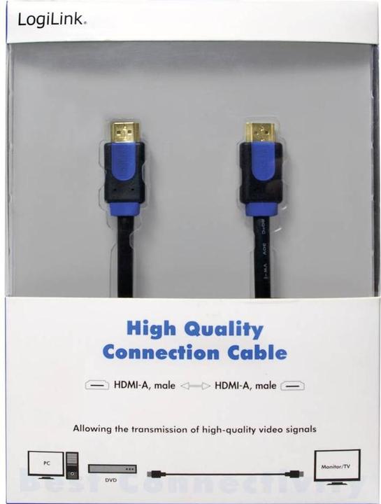 Image du produit LogiLink HDMI (Typ A) — HDMI (Typ A) (15 m, HDMI)