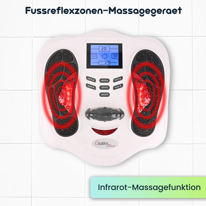 Produktbild Casativo Fussreflexzonen-Massagegerät mit IR-Wärme & Reizstrom