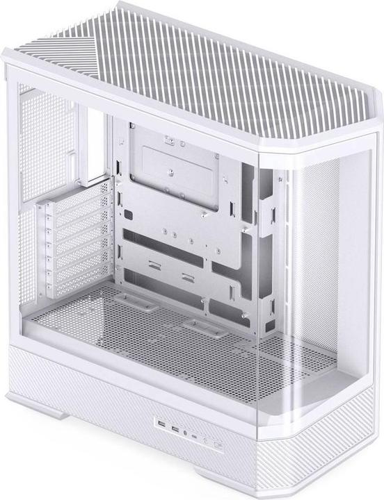 Produktbild Jonsbo D400 PC-Gehäuse, Midi Tower, ATX, Tempered Glass - weiss (ATX, mATX, Mini-ITX)