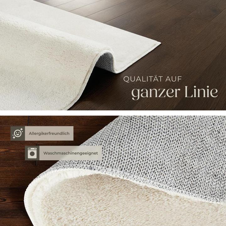 Produktbild tectake Kurzflorteppich Soft Zone (160 x 230 cm)