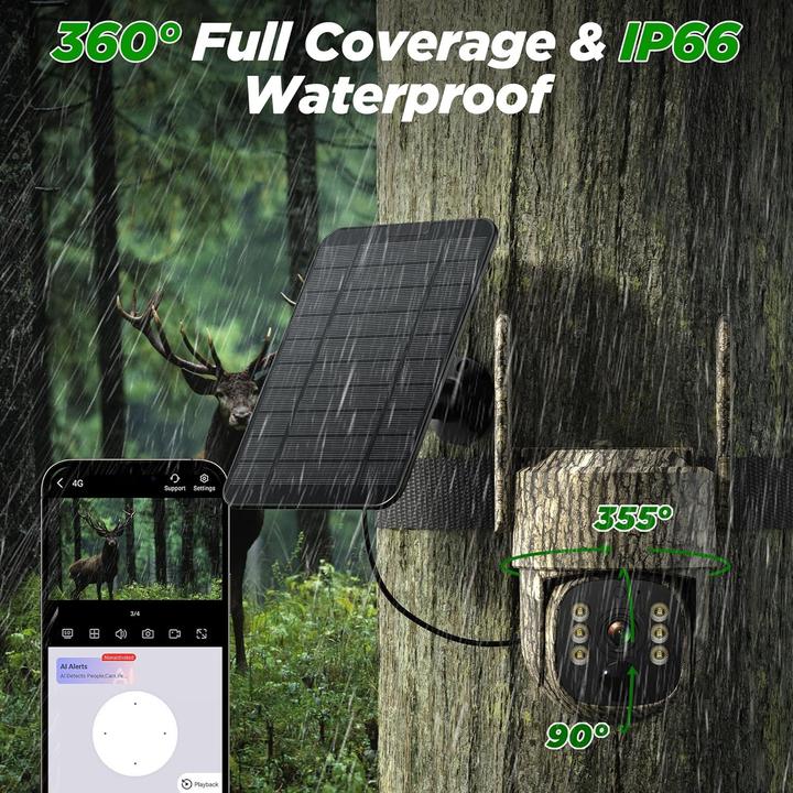 Produktbild Voopeak Wildkamera mit App & Nachtsicht