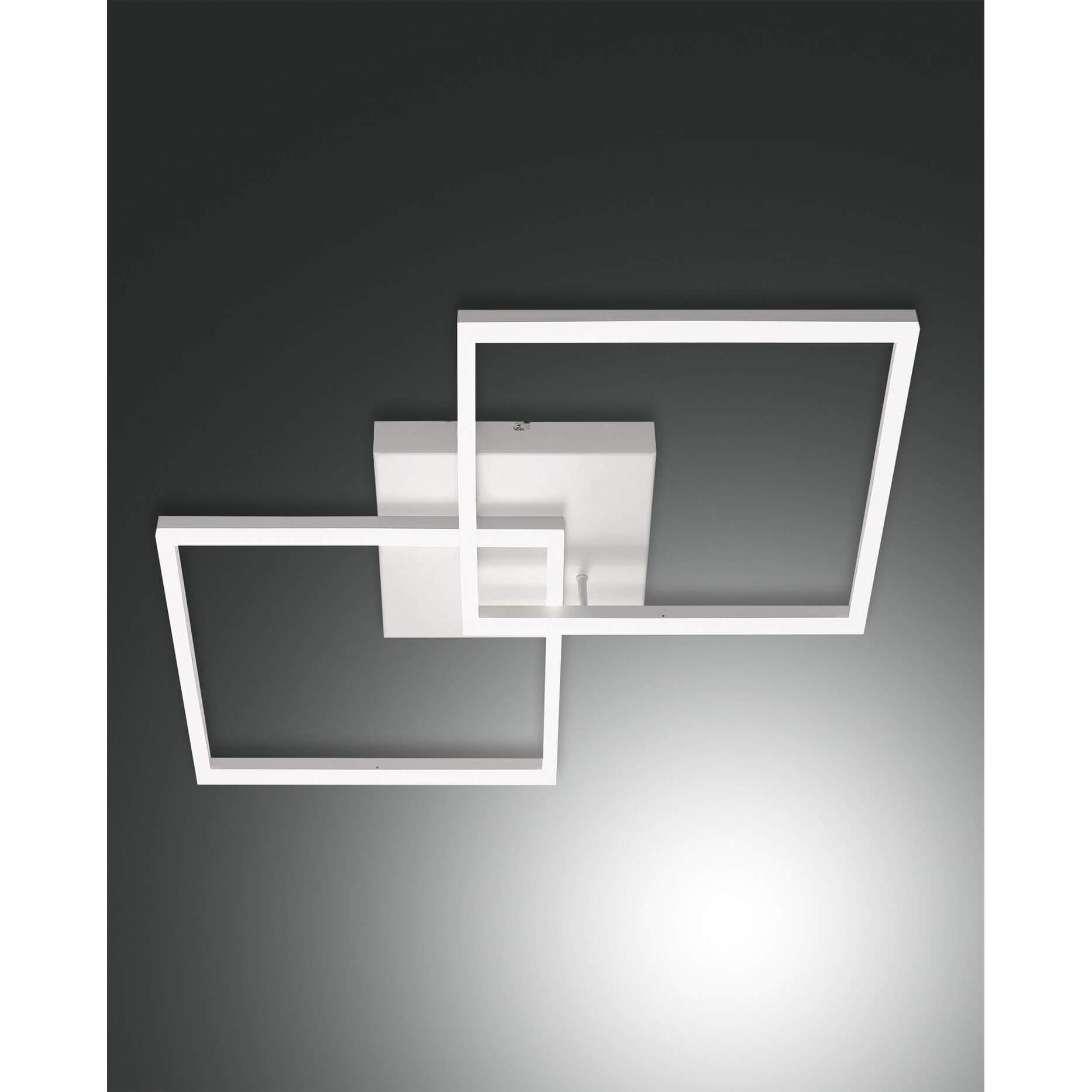 Fabas Luce, Wandleuchte + Deckenleuchte, Deckenleuchte Deckenlampe Aluminium Flur Modern (4680 lm)