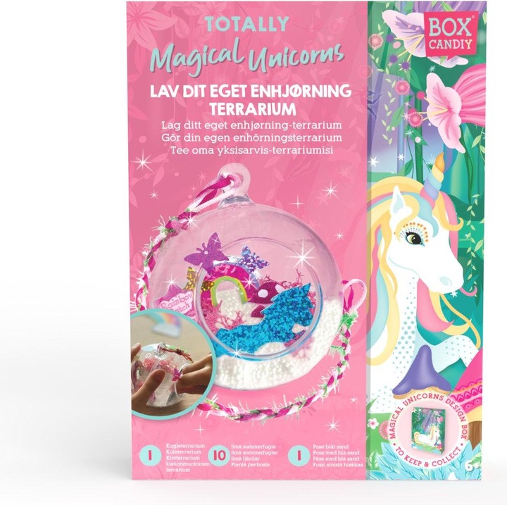 Actual product image Box Candiy Terrarium Art: Totally Magical Unicorns (BC-1920)