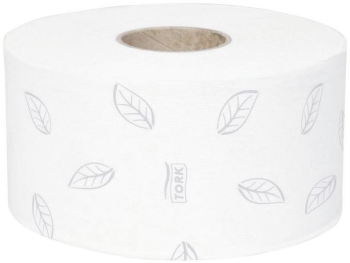 Actual product image Tork Toilet paper Mini Jumbo 3-ply paper white 600 sheets/rl. 12 Rl./Pack. (12 pcs.)