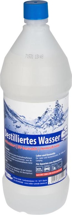 Actual product image Robbyrob Distilled water (DIN 13060, DIN 43530 & EN 285) (1 l)