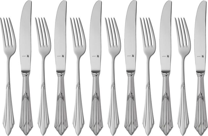 Produktbild WMF Fächer Dessert-/Frühstücksbesteck-Set (12 Stk., Besteck Set)