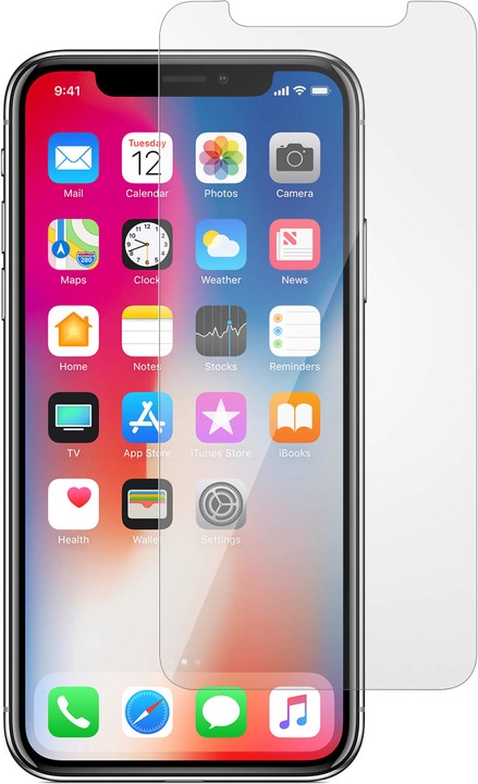 Produktbild Avizar Kristallklare Folie, Glas-Displayschutz (1 Stück, Apple iPhone XS)