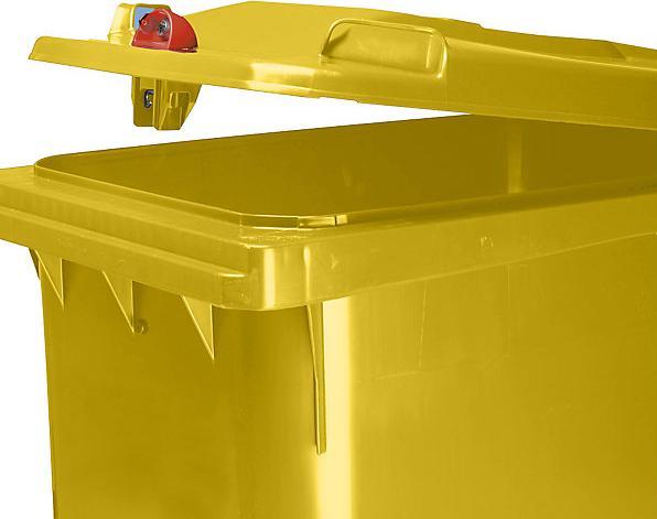 Produktbild kaiserkraft Grossmülltonne aus Kunststoff mit Schwerkraftschloss (360 l)