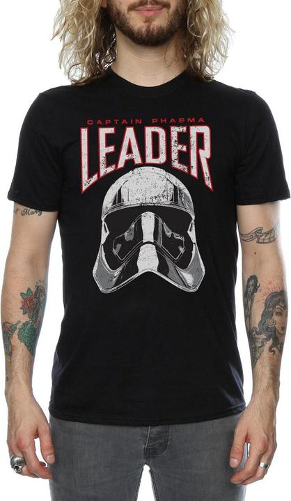 Actual product image Star Wars Mens The Last Jedi Leader Helmet T-Shirt (M)