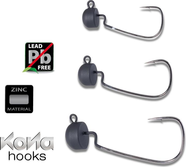 Actual product image Doiyo Concept S'zuki Offset NED Jighead 5g #4 6Stk.
