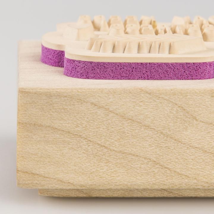 Image du produit Heyda Tampon en bois "Invitation cordiale à la confirmation".
