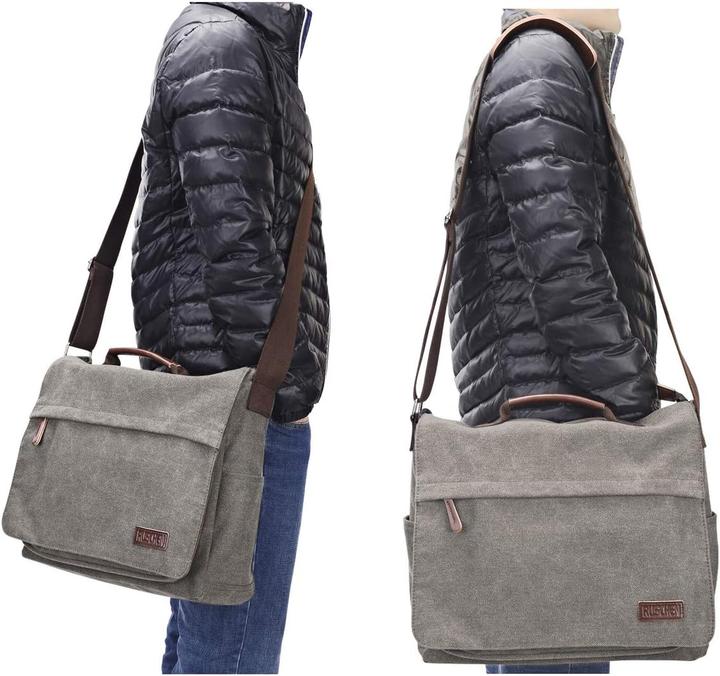 Immagine prodotto Ruschen Borsa in tela da uomo (15.60")