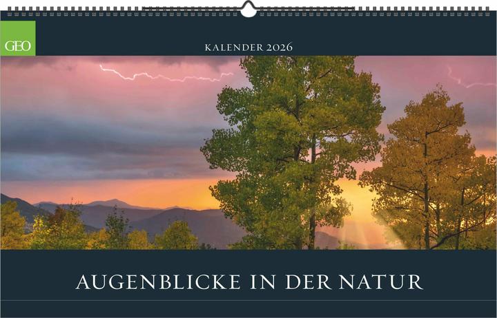 Image du produit Neumann GEO Instants Nature 2026 - Calendrier mural - Calendrier de voyage - Calendrier poster - 58x36 (58 x 36 cm)