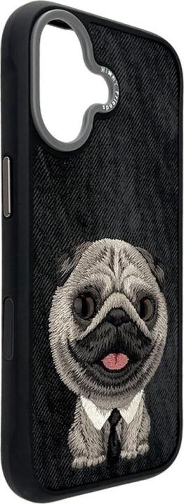 Produktbild Nimmy Etui Big Eyed Pet 2.0 Dog do iPhone 17 czarny (Apple iPhone 17)