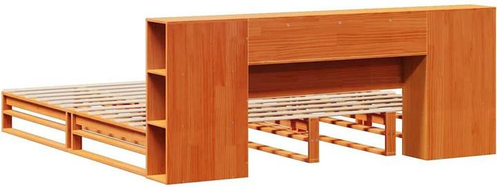 Image du produit vidaXL Bett mit Regal (200 x 200 cm)