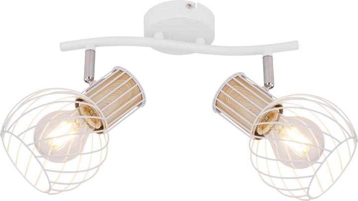 Image du produit Globo Projecteur Luise blanc 2xE27 (E27)