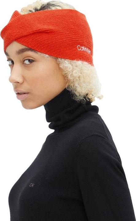 Produktbild Calvin Klein Damen Essential Knit Headband Andere Mütze, Deep Orange, One Size