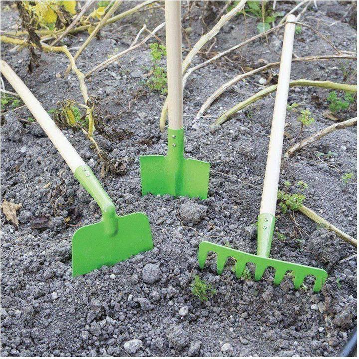 Actual product image Bigjigs Garden rake with long handle