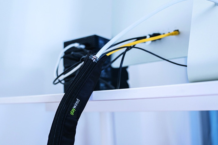 Immagine prodotto OK-Line Canalina STAYWIRED PRO Flex, tessuto (Tubazione, 150 cm)
