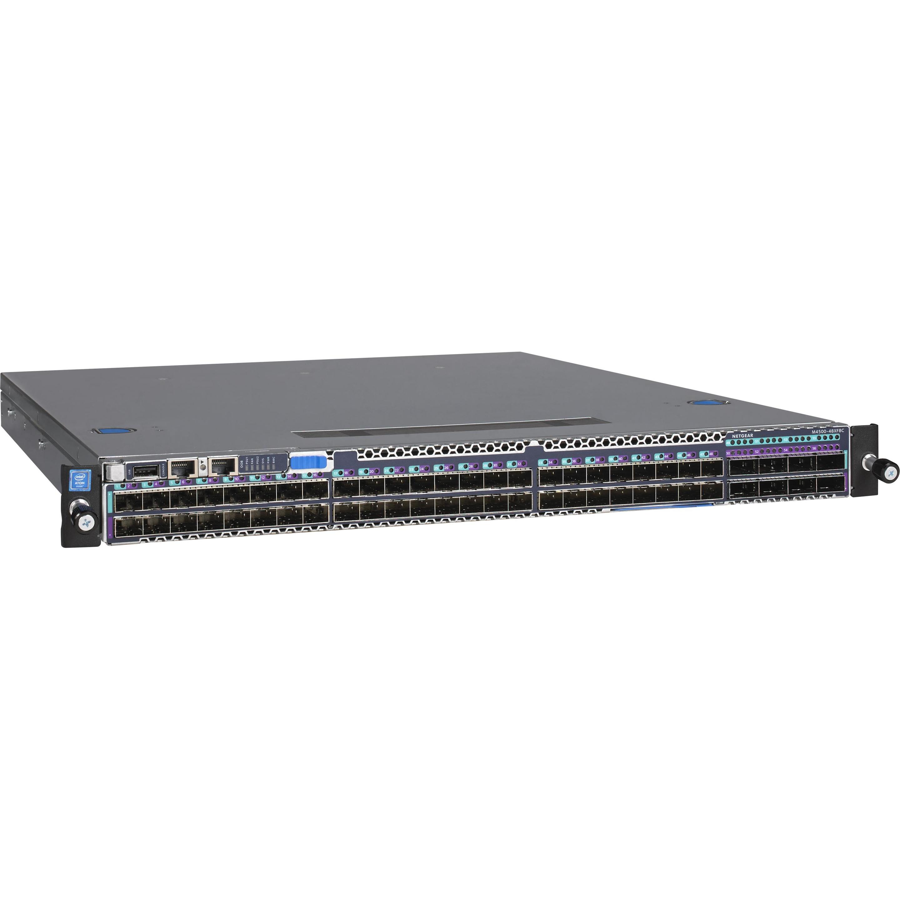 Netgear QSFP28 Switch XSM4556-100EUS 56 Port (56 Ports), Netzwerk Switch, Schwarz