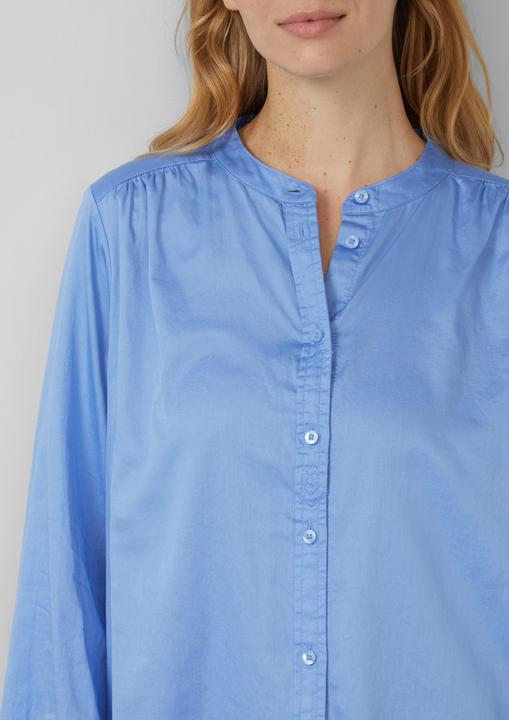 Immagine prodotto s.Oliver Bluse Stehkragen-Bluse aus leichtem Baumwoll-Satin (42)