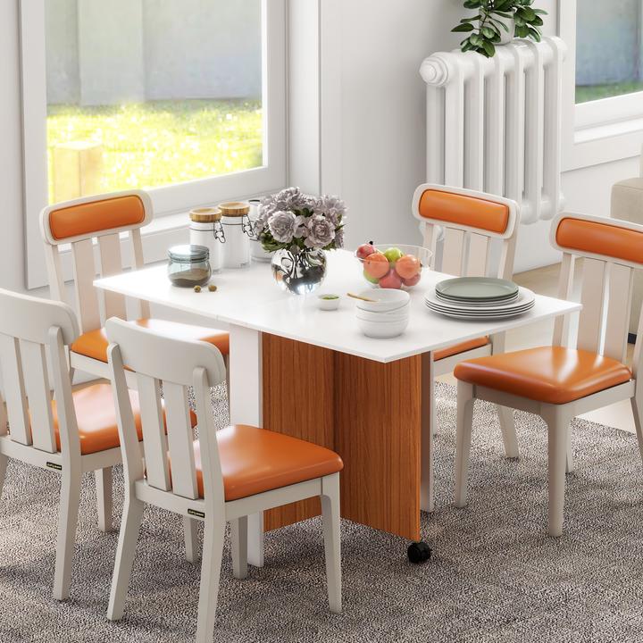 Produktbild Homcom Klapptisch mit klappbarer Tischplatte (120 x 80 x 73 cm)