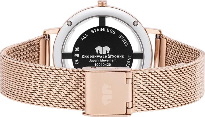 Image du produit Montre à quartz pour femme Lucrezia en acier inoxydable or rose - 33688 (Montre analogique, 36 mm)