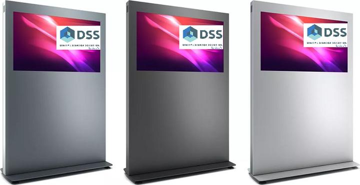 Produktbild DSS Indoor Stele Landscape, 55" Bildschirm, schwarz