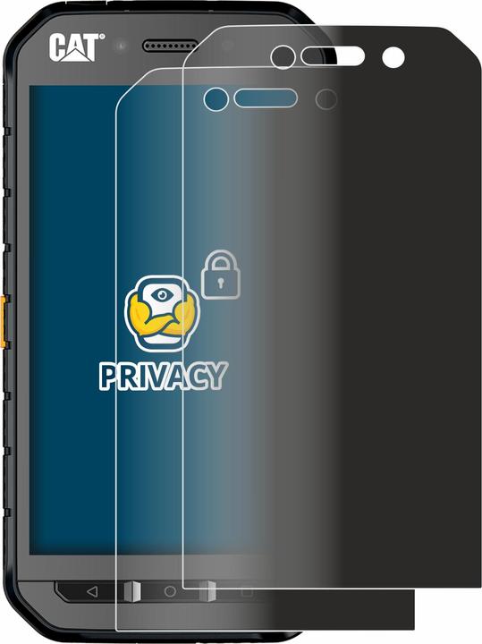Produktbild BROTECT Sichtschutzfolie Anti-Spy Privacy Folie Blaulicht-Schutz (2 Stk., CAT S41)