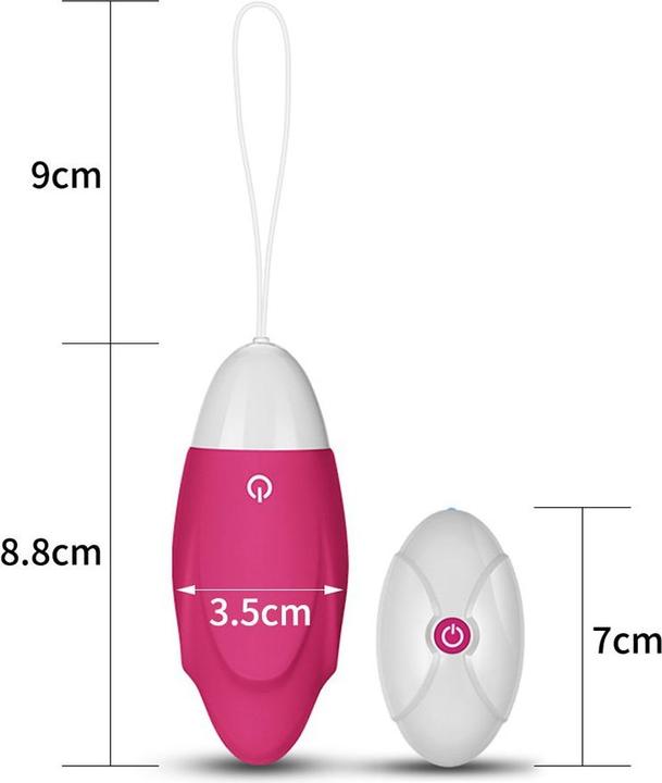 Actual product image Lovetoy Love Toy - iJoy 2 - Egg Vibrator with Remote Control - Pink