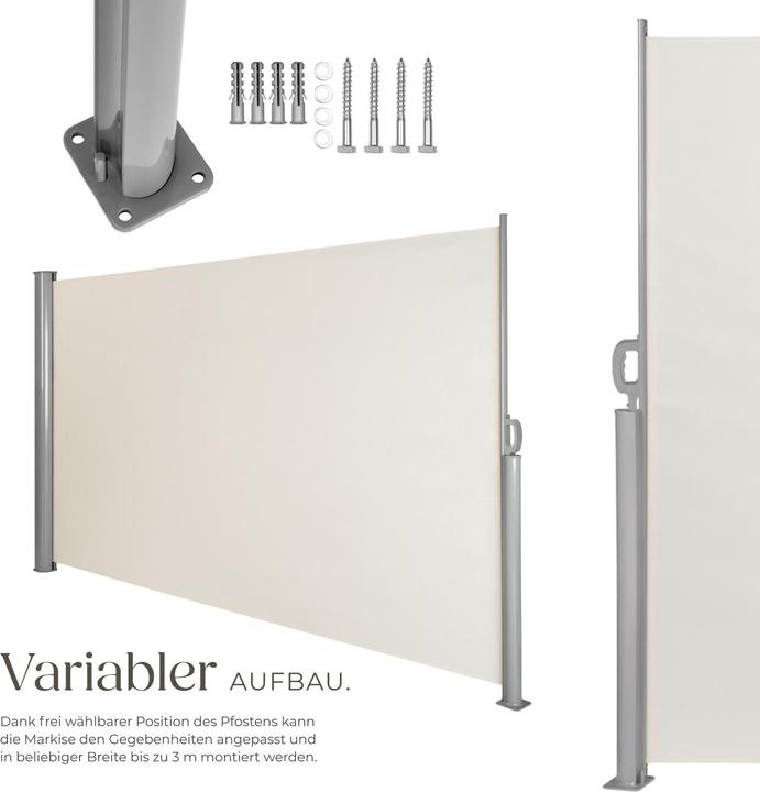 Image du produit tectake Store Latéral Rétractable (3 m)