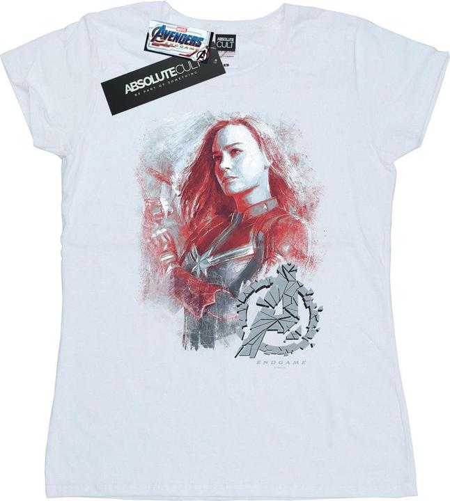 Actual product image Womens/Ladies Avengers Endgame Captain Brushed Cotton T-Shirt (XL)