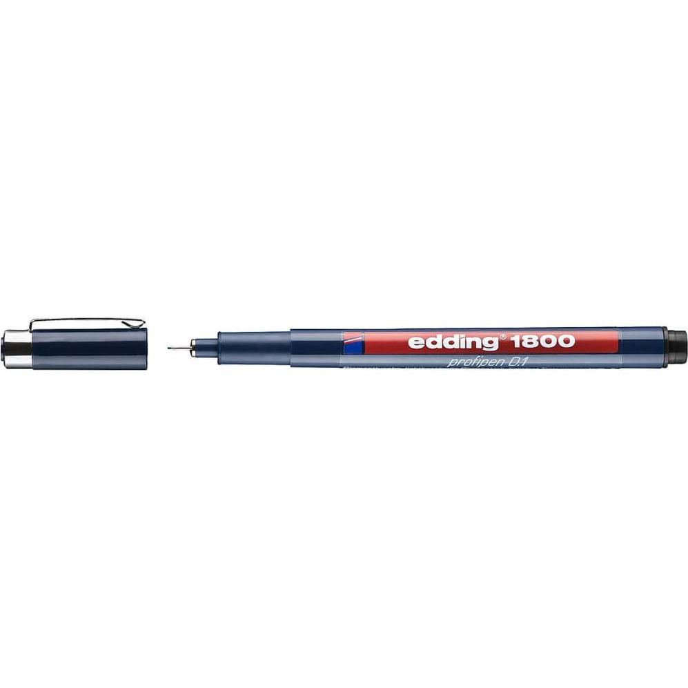 Thumbnail - Edding, Schreibstifte, Fineliner Profipen 1800 3 Stück, Schwarz (Schwarz/Silber, 3 x)