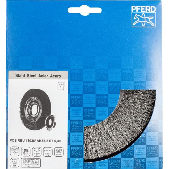 Thumbnail - Pferd, Schleifmittel, Bürste RBU 18038