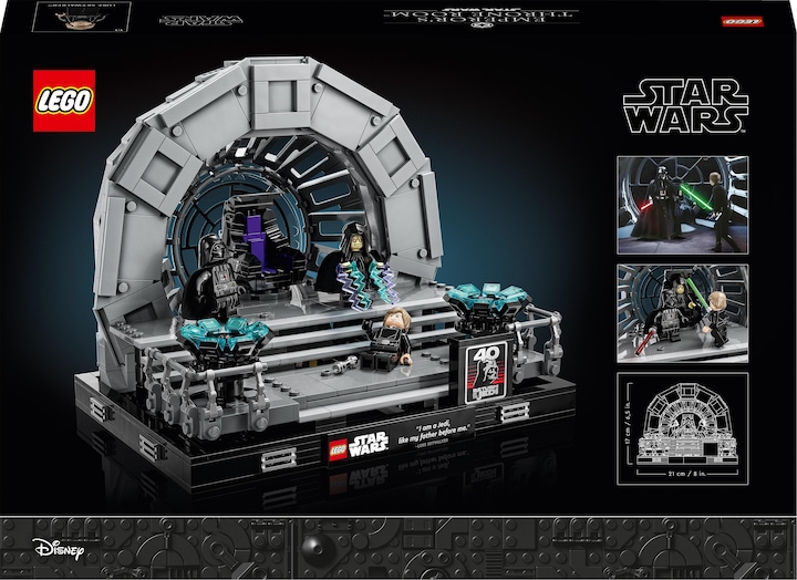 Produktbild LEGO Thronsaal des Imperators - Diorama (75352, LEGO Star Wars)