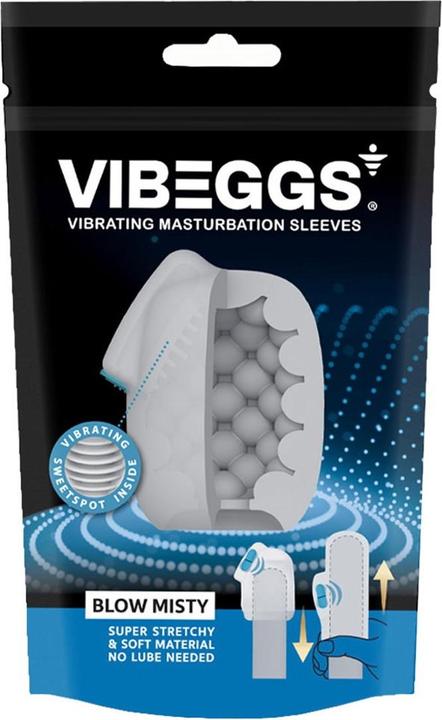Actual product image Vibeggs Vibrating masturbation sleeve