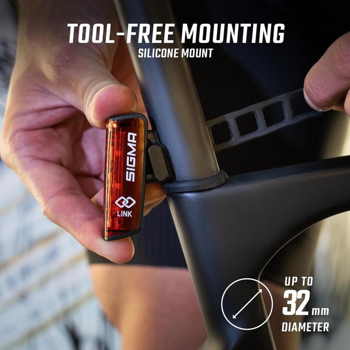 Immagine prodotto Sigma Sport Aura 100 USB & Blaze Link, Akku-Beleuchtungsset