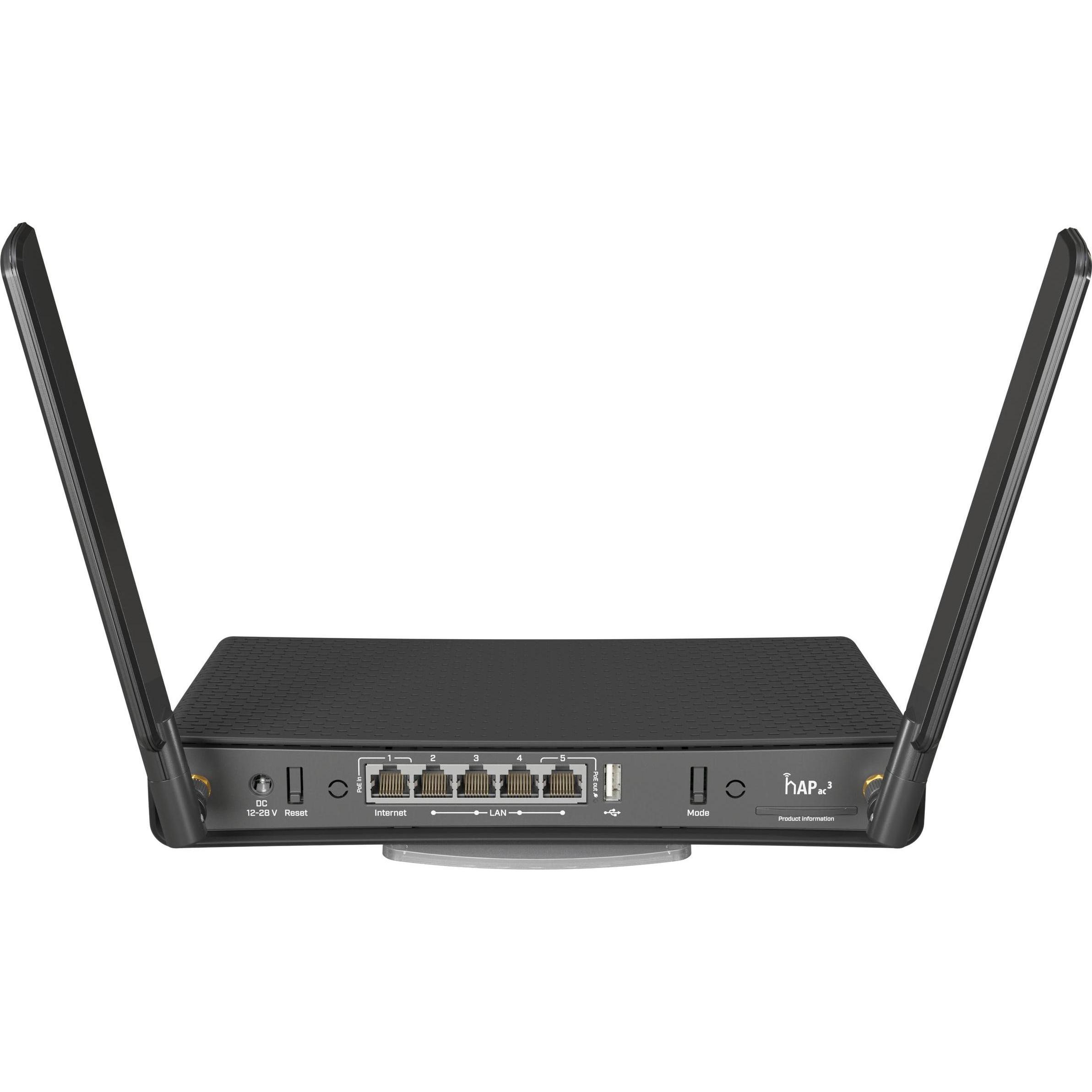 MikroTik hAP ac³ mit RouterOS L4, Router, Schwarz