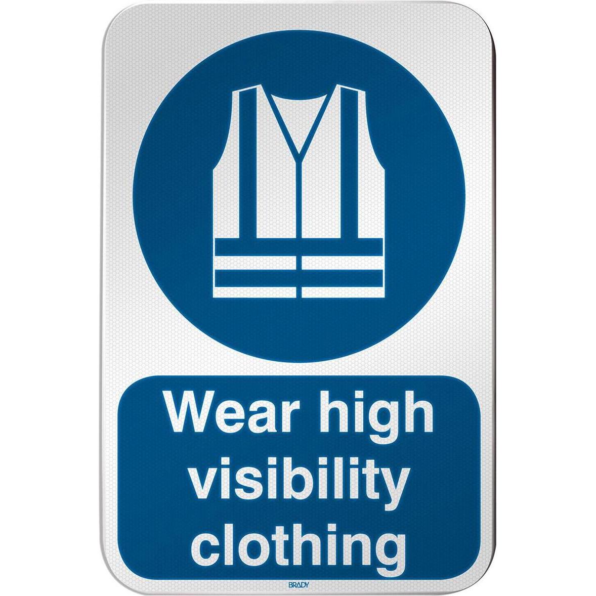 Brady, Sicherheitskennzeichnung, ISO Safety Sign - Wear high