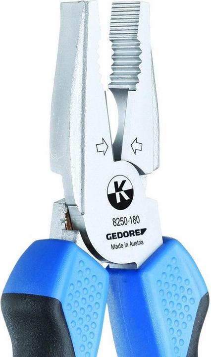 Actual product image Gedore 8250-180 TL Power combination pliers 180 mm dip-insulated (182 mm)
