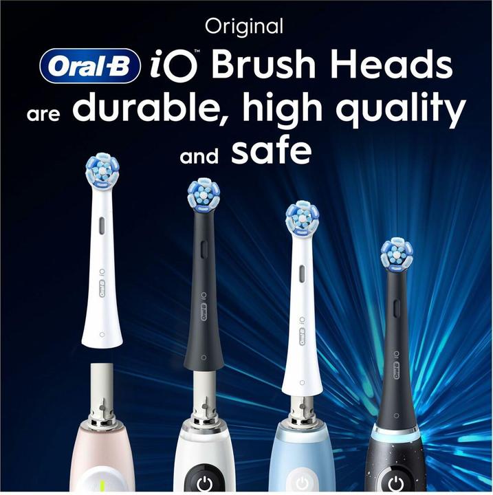 Actual product image Oral-B Oral B - iO Series Ultimate Clean Replacement Brush Heads - White - 3 count (3 x)