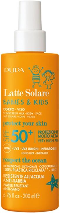 Image du produit Pupa Milano Gentle Sun Protection Milk For Babies And Children Spf 50 (Lait solaire, SPF 50)