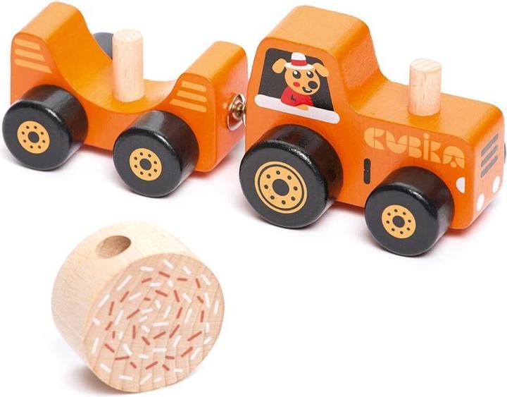 Actual product image Cubika Wooden toy "Tractor
