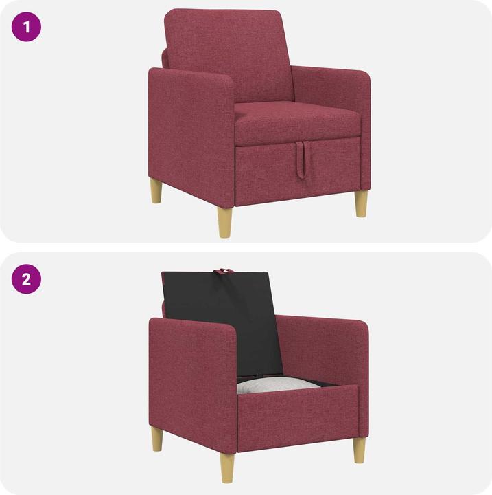 Produktbild vidaXL Modernes Sofa (1-Sitzer)