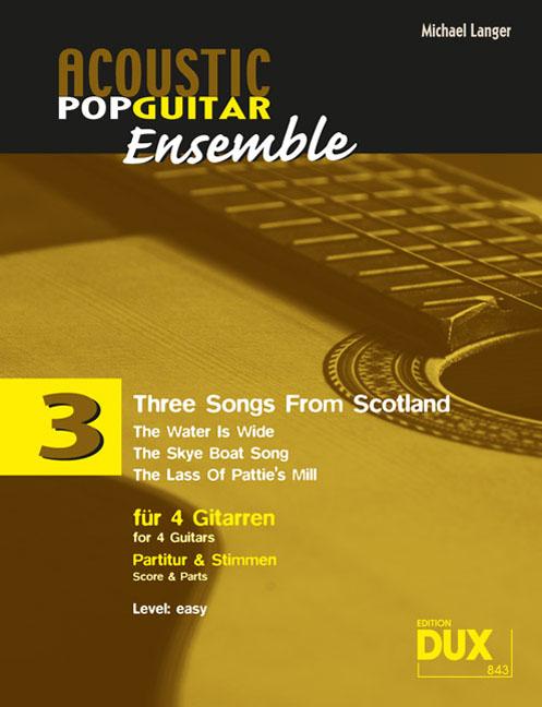 Produktbild Three Songs From Scotland für 4 Gitarren (Deutsch, 2015)