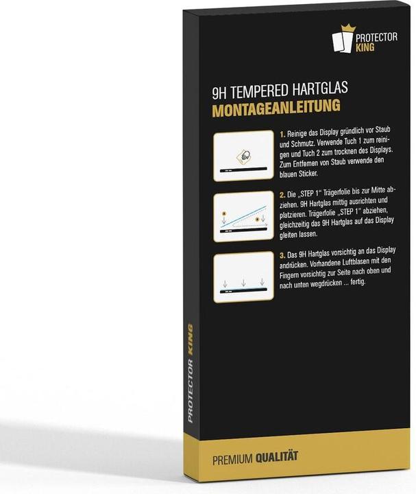 Produktbild Protectorking 4x echtes Tempered 9H Panzerhartglas 3D KLAR (4 Stück, IPad Pro 9.7)