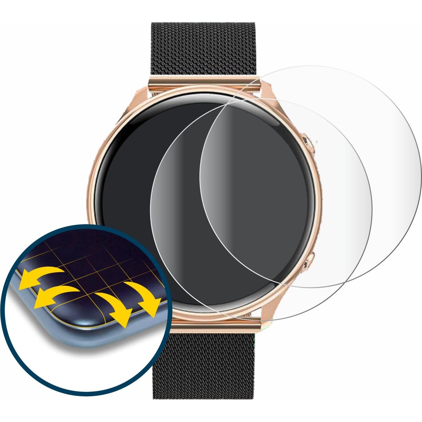 Thumbnail - BROTECT Full-Cover Displayschutz, Smartwatch Schutzfolie, Transparent