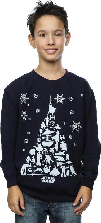 Immagine prodotto Star Wars Christmas Tree Felpa Ragazzi (128)