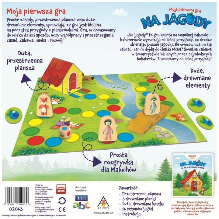 Actual product image Trefl Game for blueberries iki Bobaski and bear